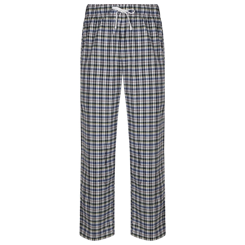 SF (Skinnifit) Pánské flanelové pyžamové kalhoty - Vícebarevná | S