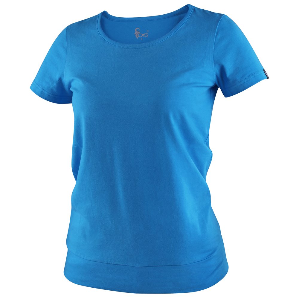 E-shop Canis (CXS) Dámske tričko CXS EMILY # Azúrovo modrá