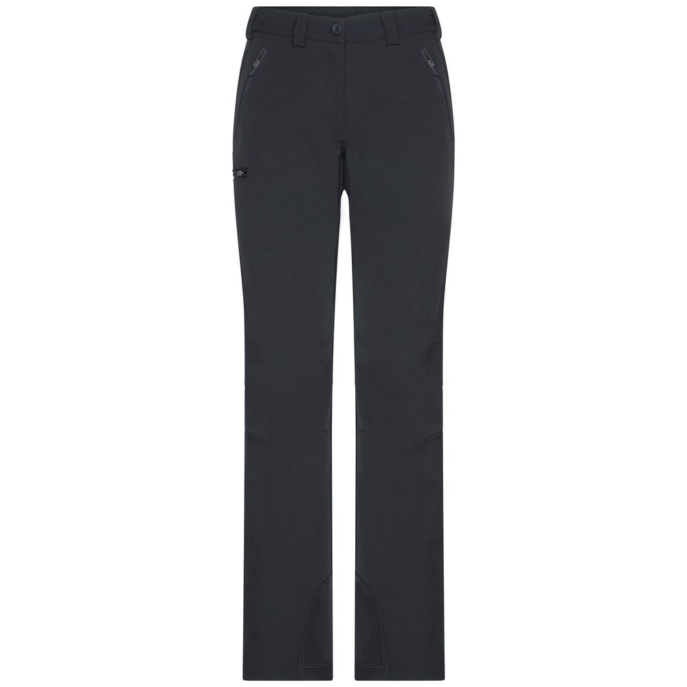 James & Nicholson Dámské elastické outdoorové kalhoty JN584 - Černá | S