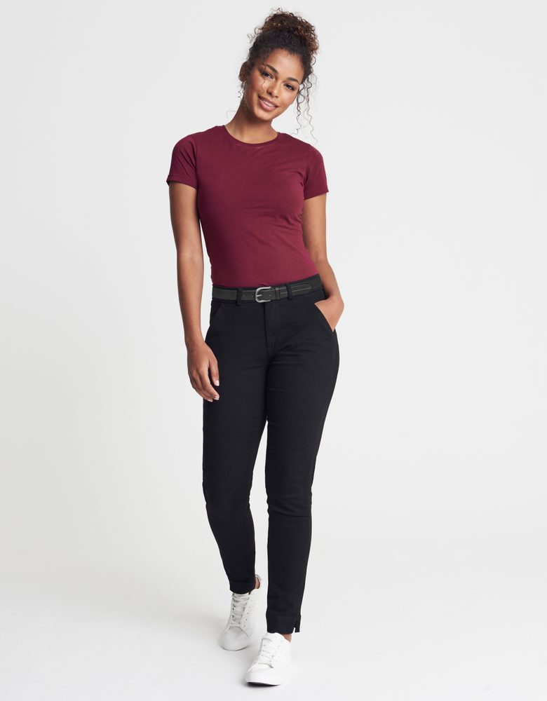 So Denim Dámske nohavice skinny chino Lily - Tmavá bridlica | UK 12 (EUR 40)/32 (long)