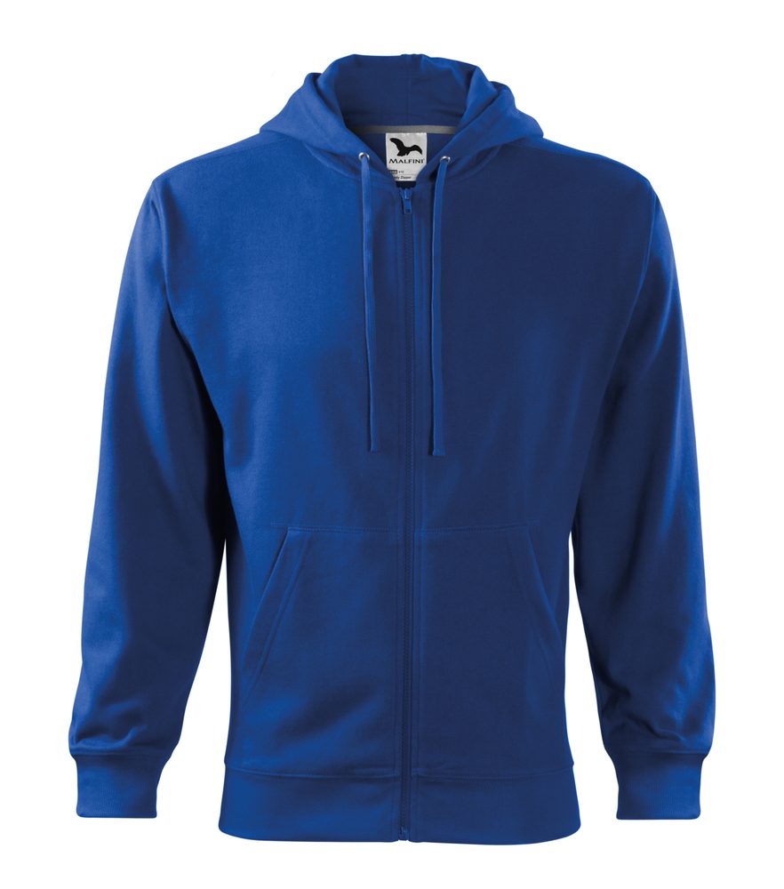 MALFINI Pánská mikina Trendy Zipper - Královská modrá | XL