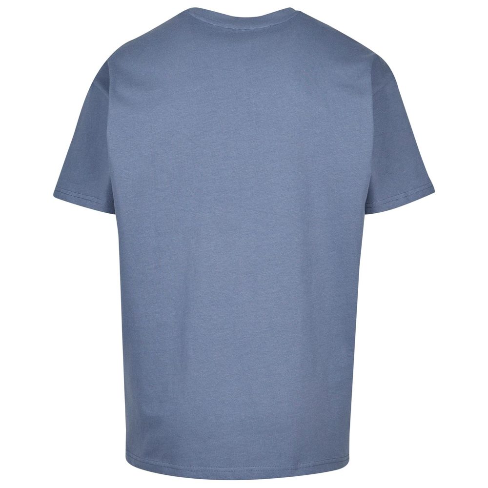 Build Your Brand Pánske tričko Heavy Oversize Tee - Beryl blue | S