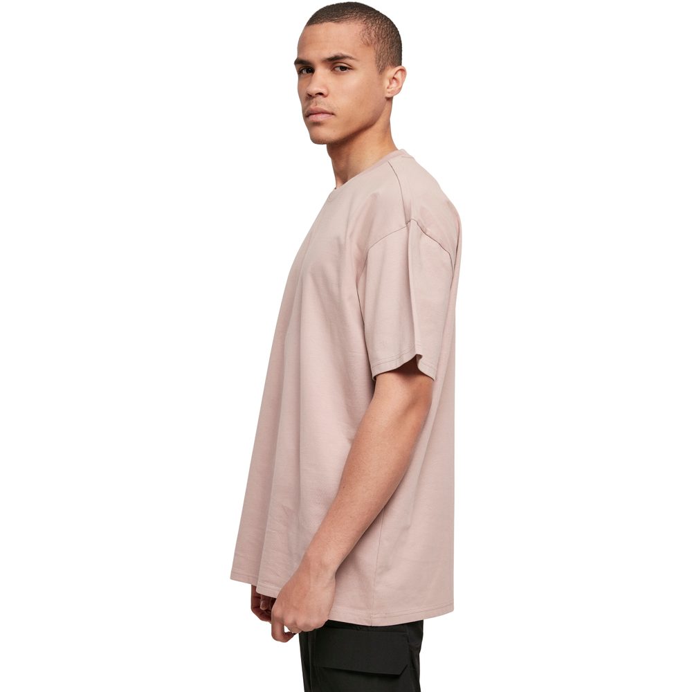 Build Your Brand Pánske tričko Heavy Oversize Tee - Bark | XS