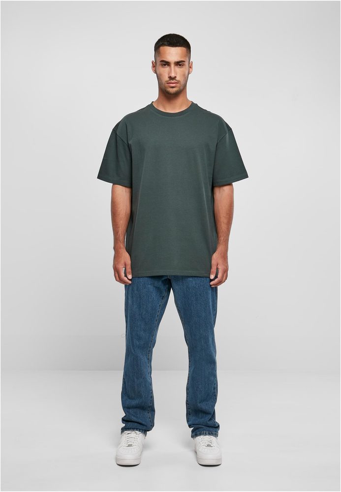 Build Your Brand Pánske tričko Heavy Oversize Tee - Bark | XS