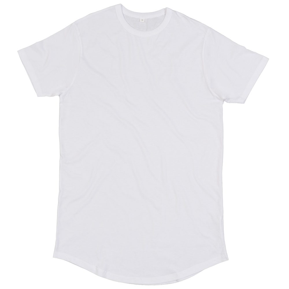 Mantis Pánske predĺžené tričko - Bílá | M