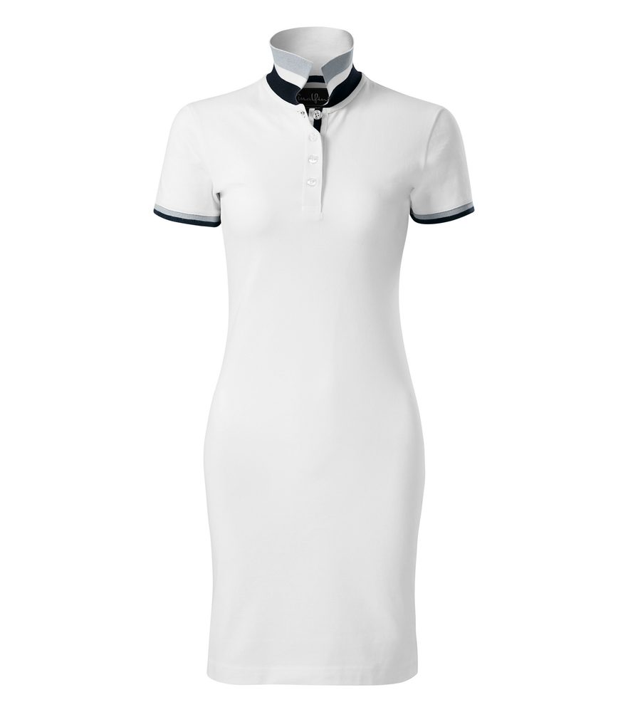 Levně MALFINI Dámské šaty Dress up - Bílá