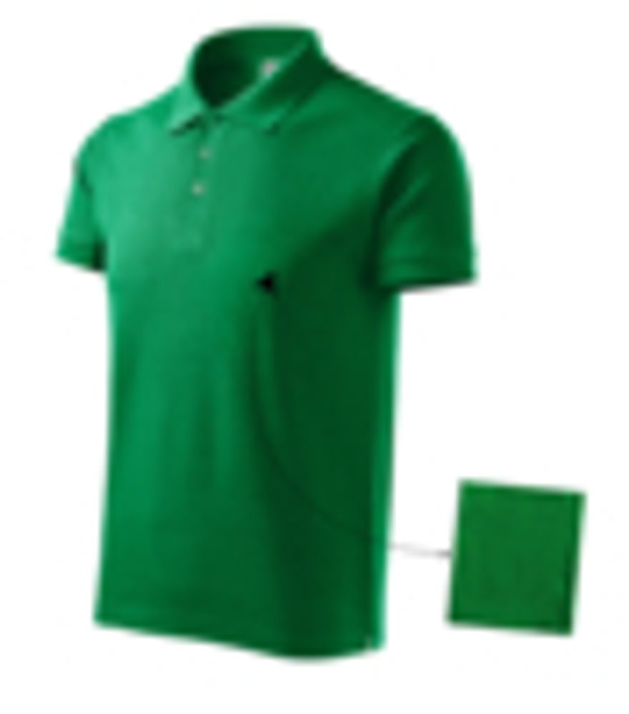 MALFINI Pánská polokošile Cotton - Trávově zelená | XL
