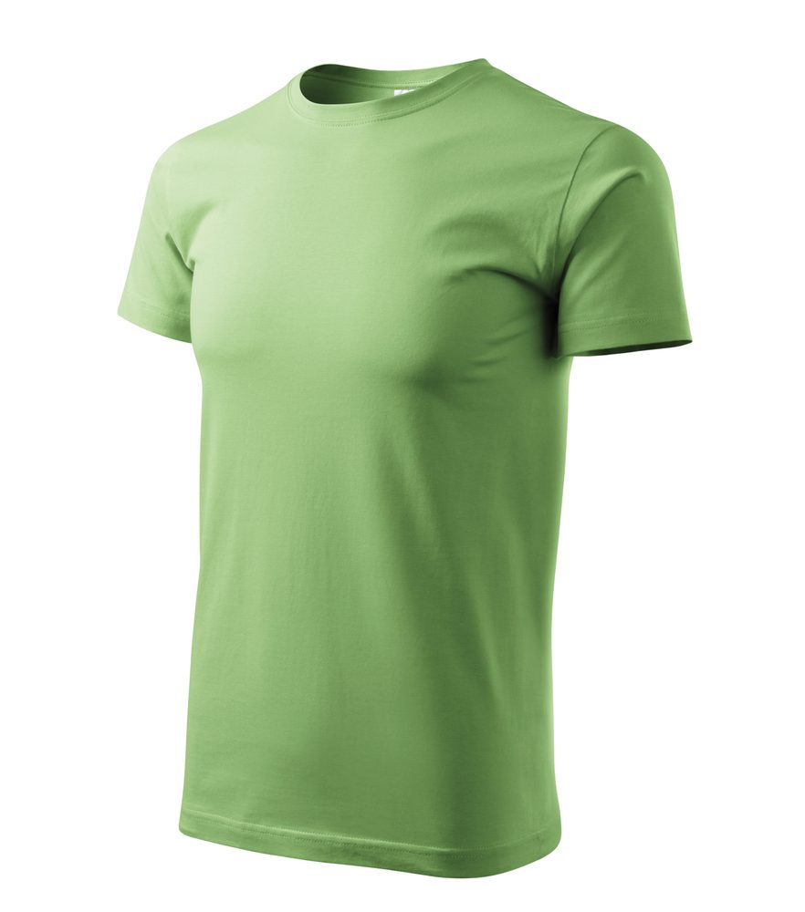 MALFINI Pánske tričko Basic - Svetlošedý melír | XXXL
