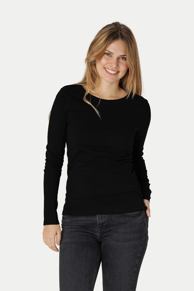 Neutral Dámske tričko s dlhým rukávom z organickej Fairtrade bavlny - Bordeaux | XS