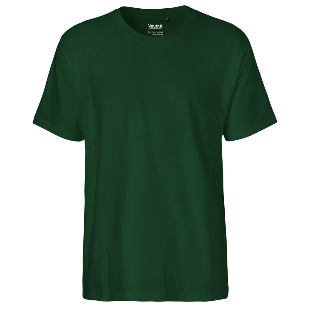 Neutral Pánske tričko Classic z organickej Fairtrade bavlny - Fľaškovo zelená | L