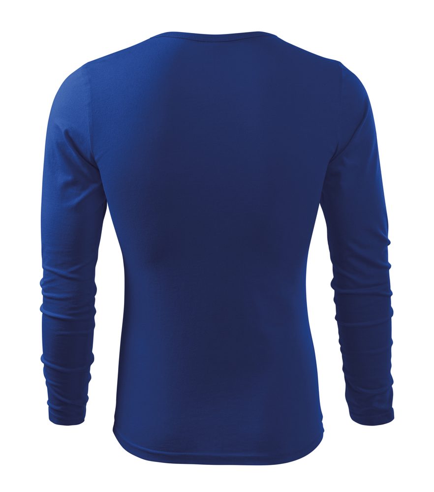 MALFINI Pánské tričko s dlouhým rukávem Fit-T Long Sleeve - Ocelově šedá | S