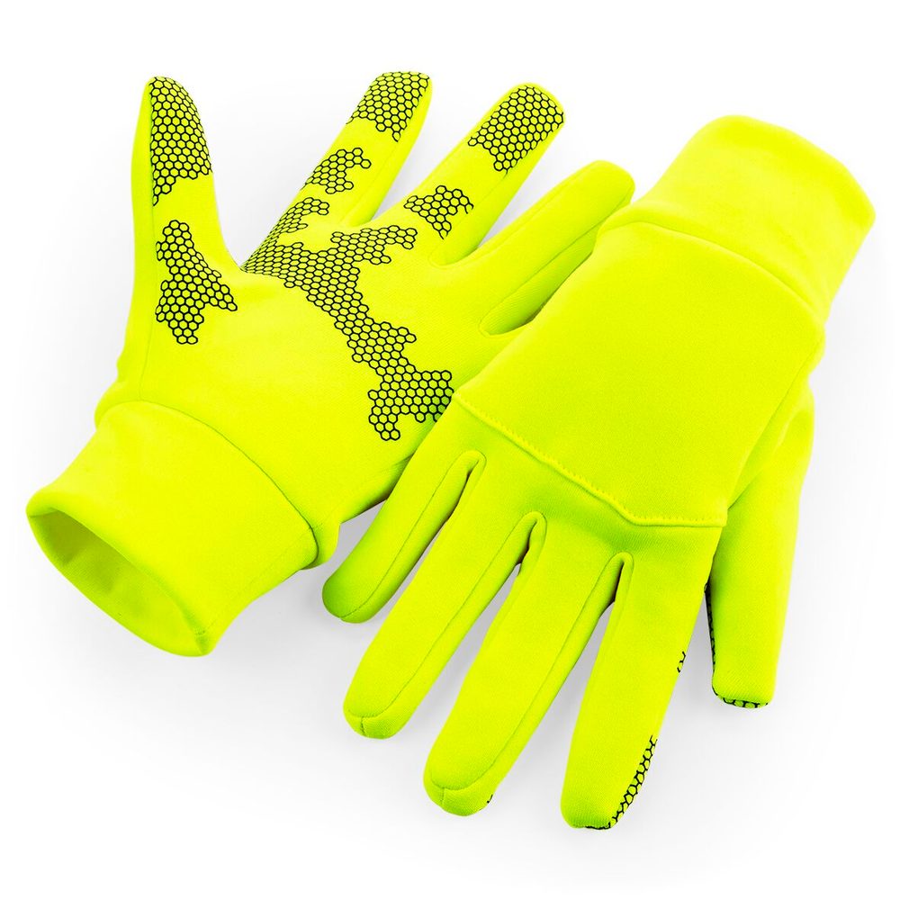 E-shop Beechfield Športové softshellové rukavice # Fluorescenčná žltá/M