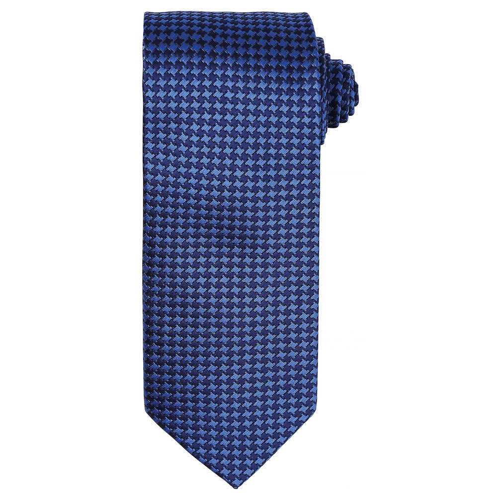 Levně Premier Workwear Kravata s šachovnicovým vzorem - Královská modrá