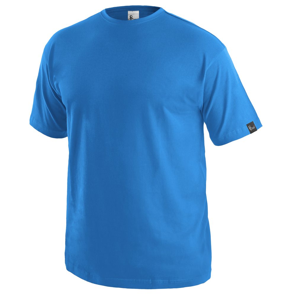 E-shop Canis (CXS) Tričko s krátkym rukávom CXS DANIEL # Azúrovo modrá