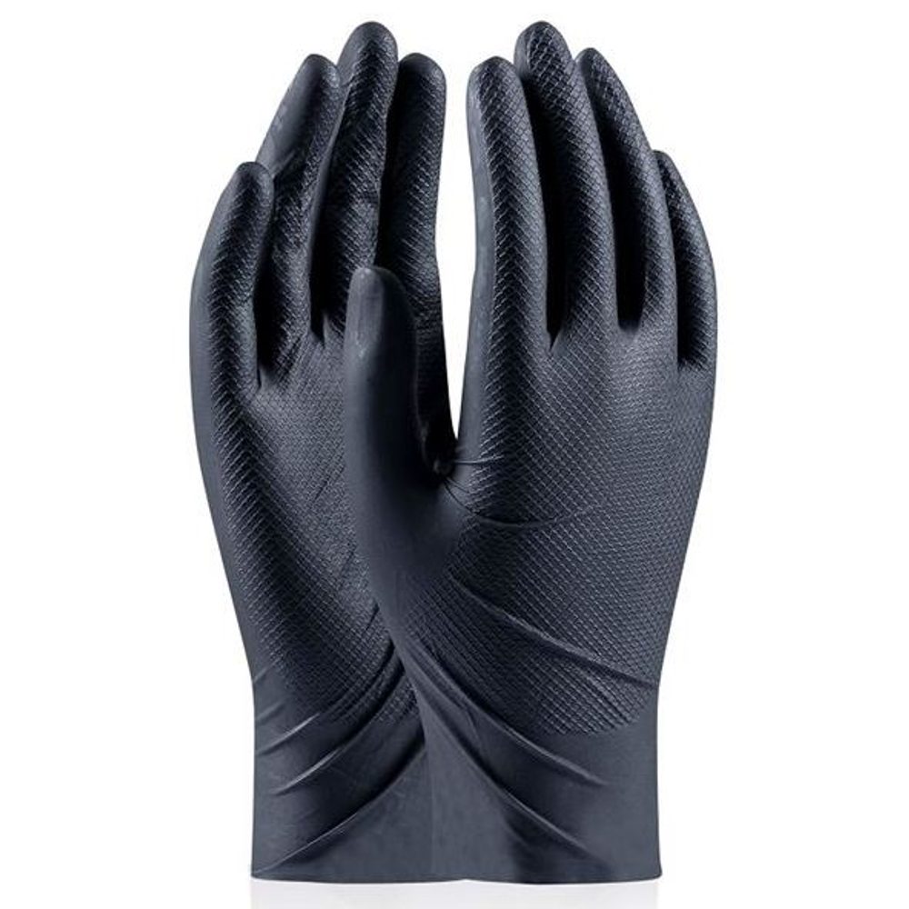 Ardon Odolné jednorázové rukavice GRIPPAZ 246A - Černá | 10