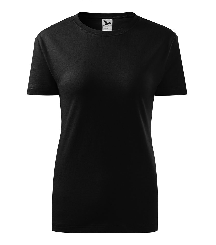 MALFINI Dámske tričko Classic New - Čierna | XL