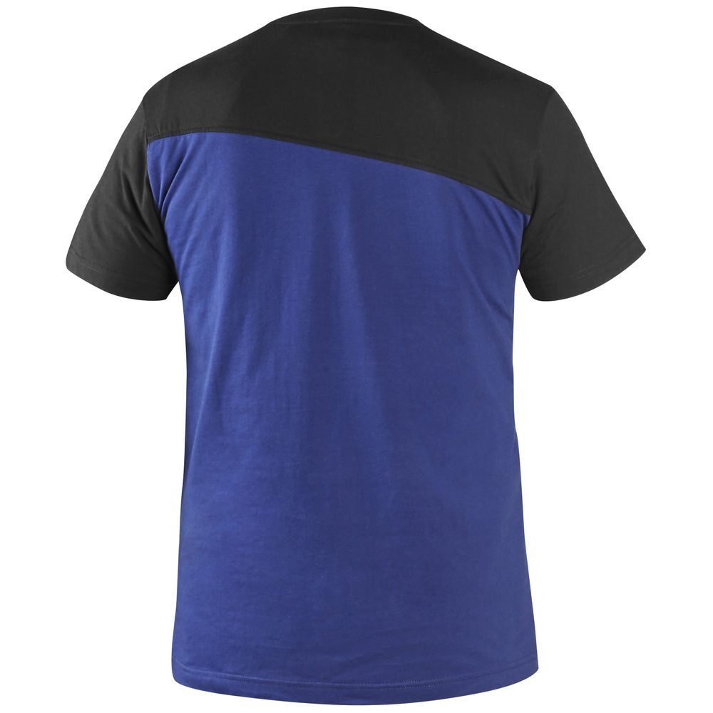Canis (CXS) Pánske tričko CXS OLSEN - Ocelově modrá / černá | XXXL