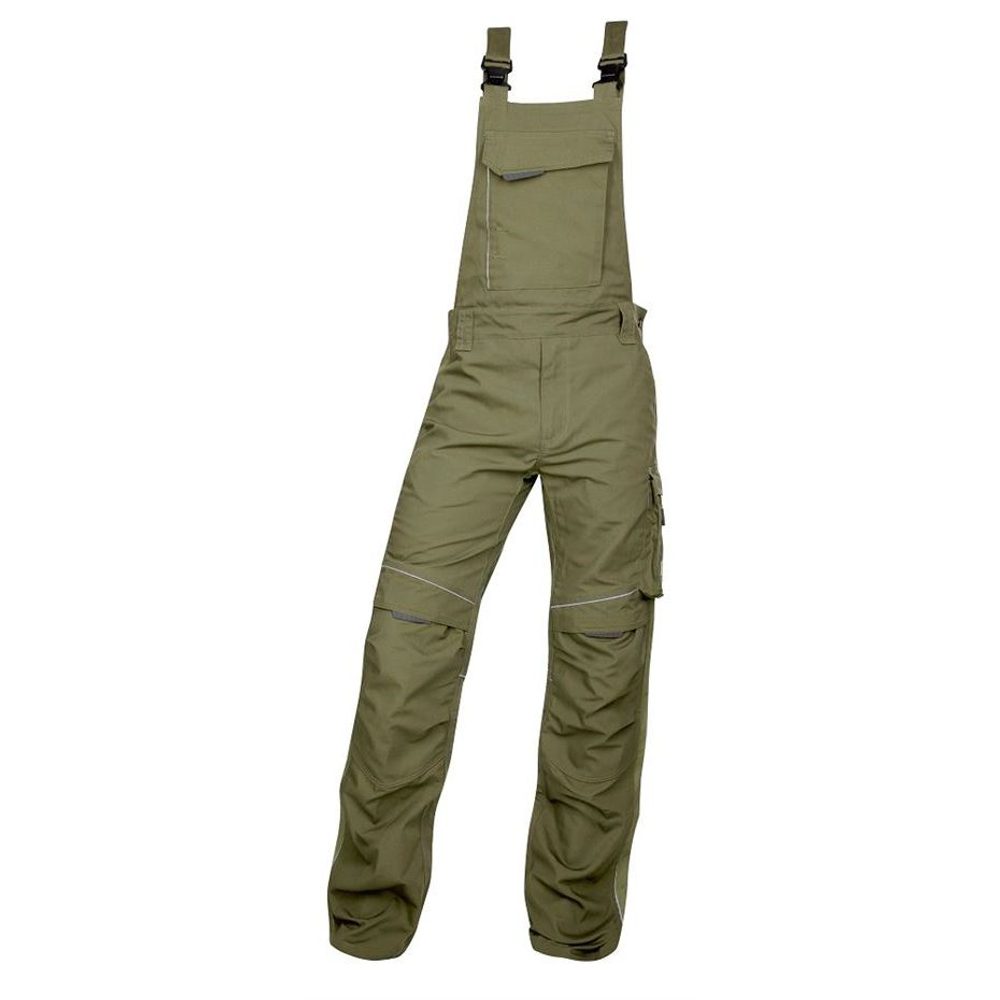 Ardon Montérky s náprsenkou URBAN+ skrátené - Khaki | S