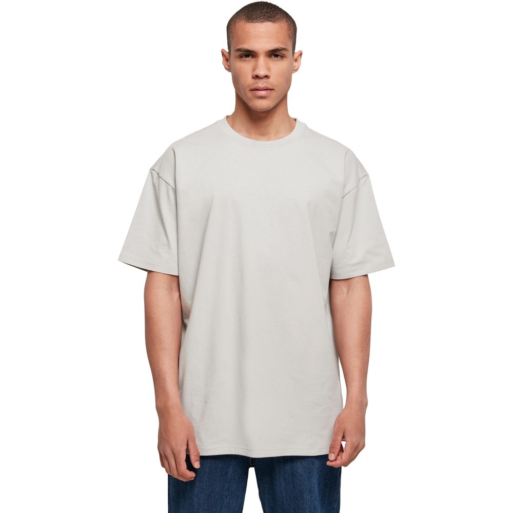 Build Your Brand Pánske tričko Heavy Oversize Tee - Svetlá námornícka modrá | XXXL