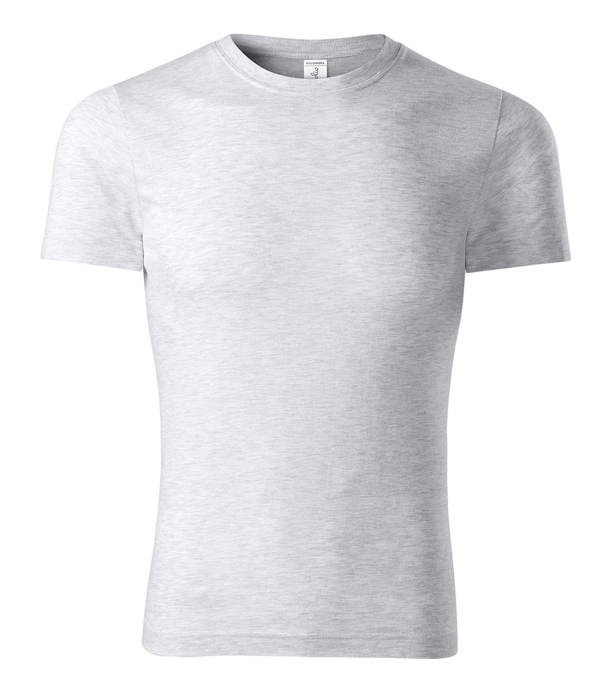MALFINI Tričko Paint - Světle šedý melír | XL