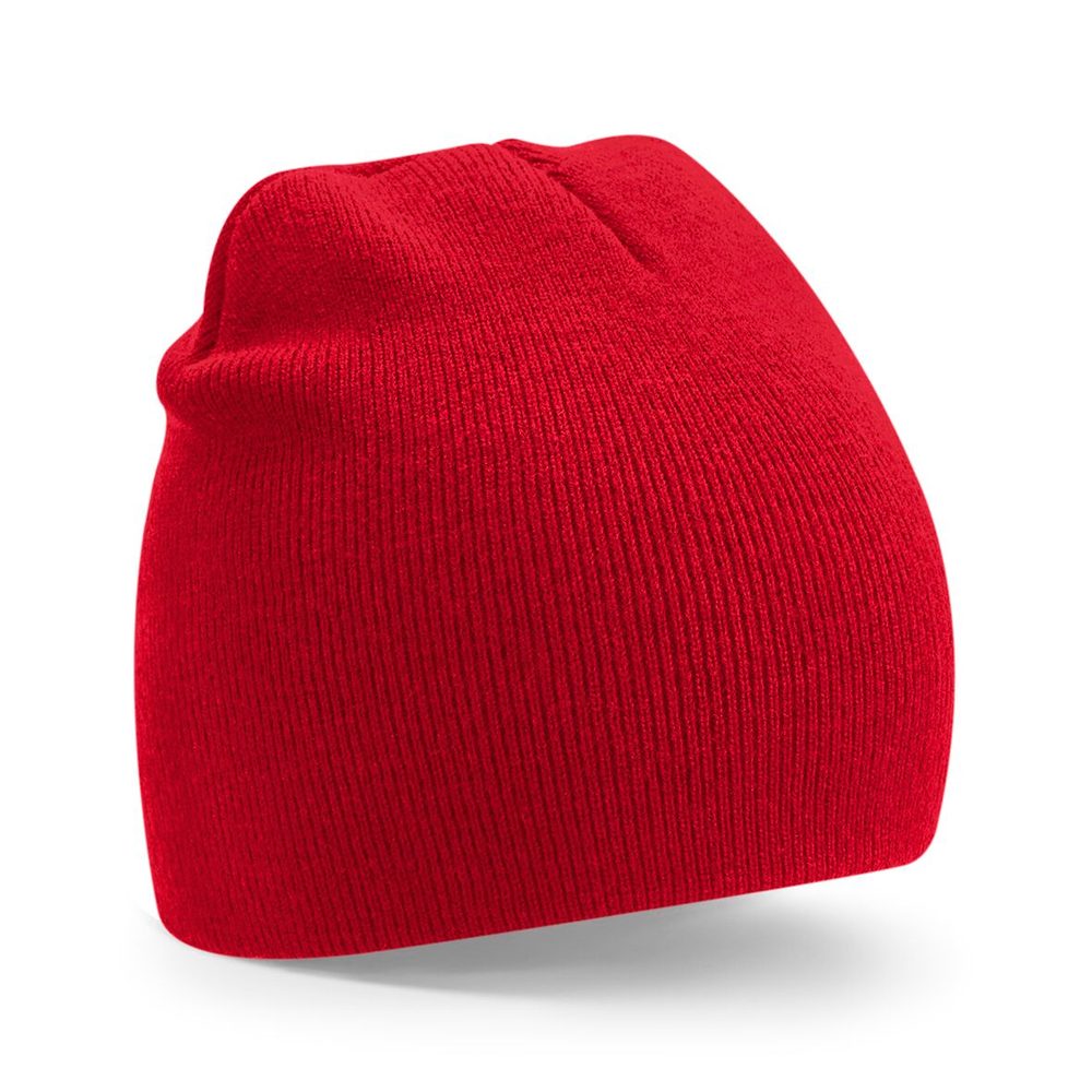 E-shop Beechfield Klasická recyklovaná čiapka Beanie # Červená