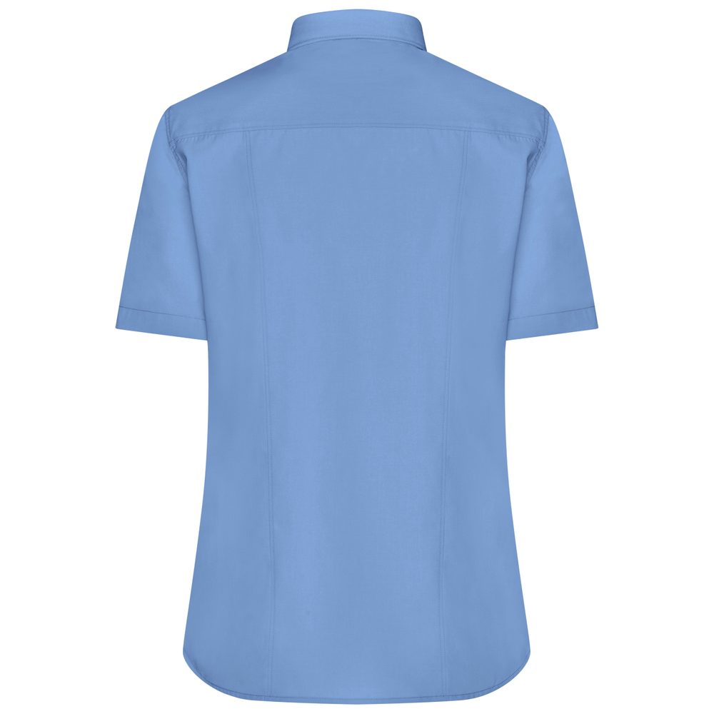 James & Nicholson Dámska košeľa s krátkym rukávom JN679 - Tyrkysová | XXL