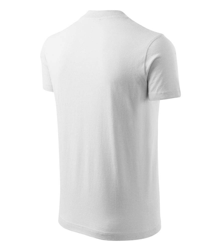 MALFINI Tričko V-neck - Tmavě šedý melír | XXL