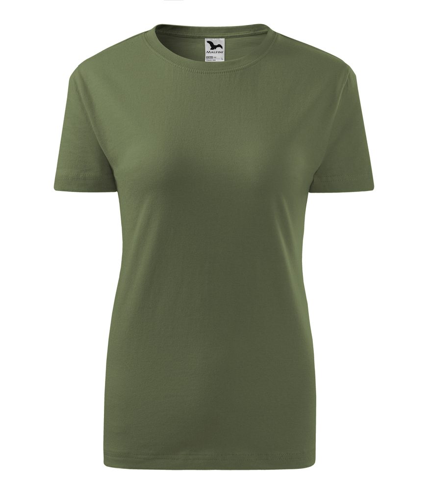 MALFINI Dámské tričko Classic New - Khaki | L