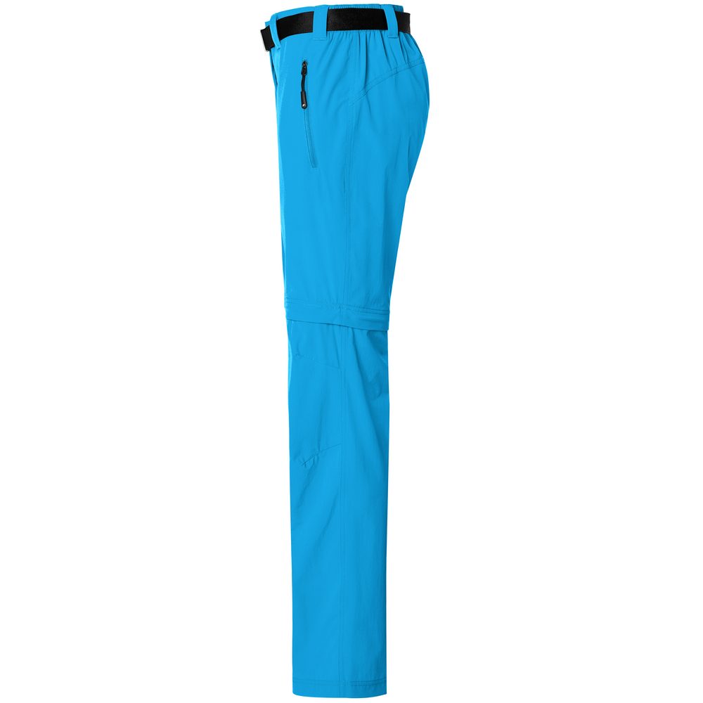 James & Nicholson Pánské outdoorové kalhoty s odepínacími nohavicemi JN1202 - Jasně modrá | S