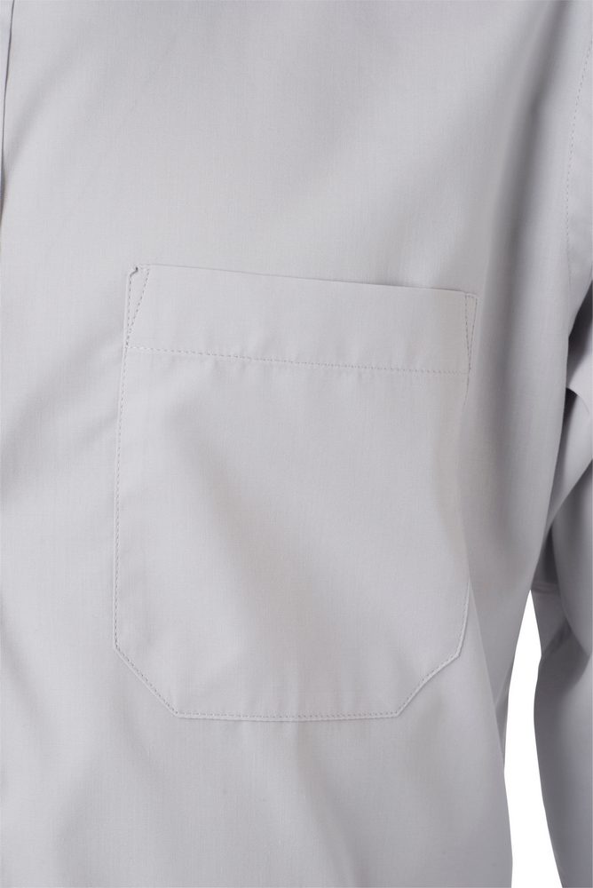 James & Nicholson Pánska košeľa s dlhým rukávom JN678 - Svetlošedá | XXL