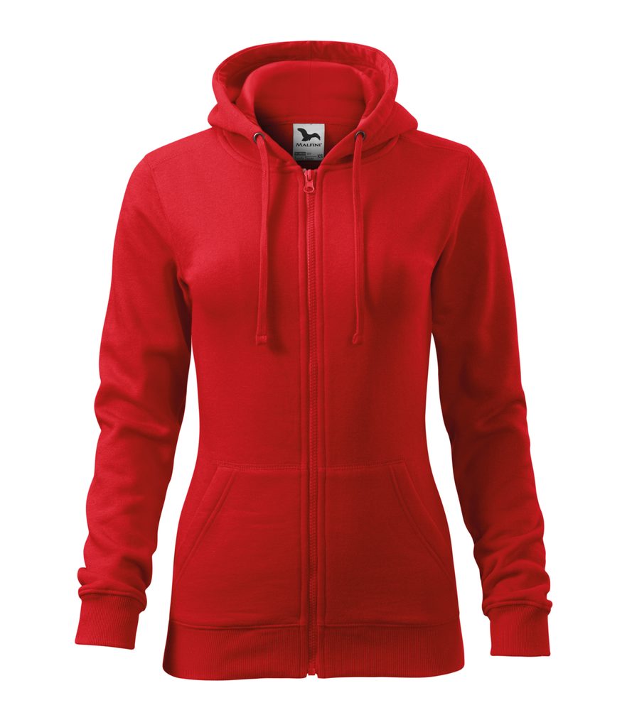 E-shop MALFINI Dámska mikina Trendy Zipper # Červená