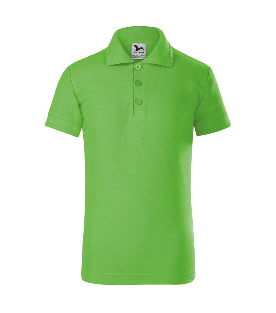 MALFINI Dětská polokošile Pique Polo - Apple green | 134 cm (8 let)