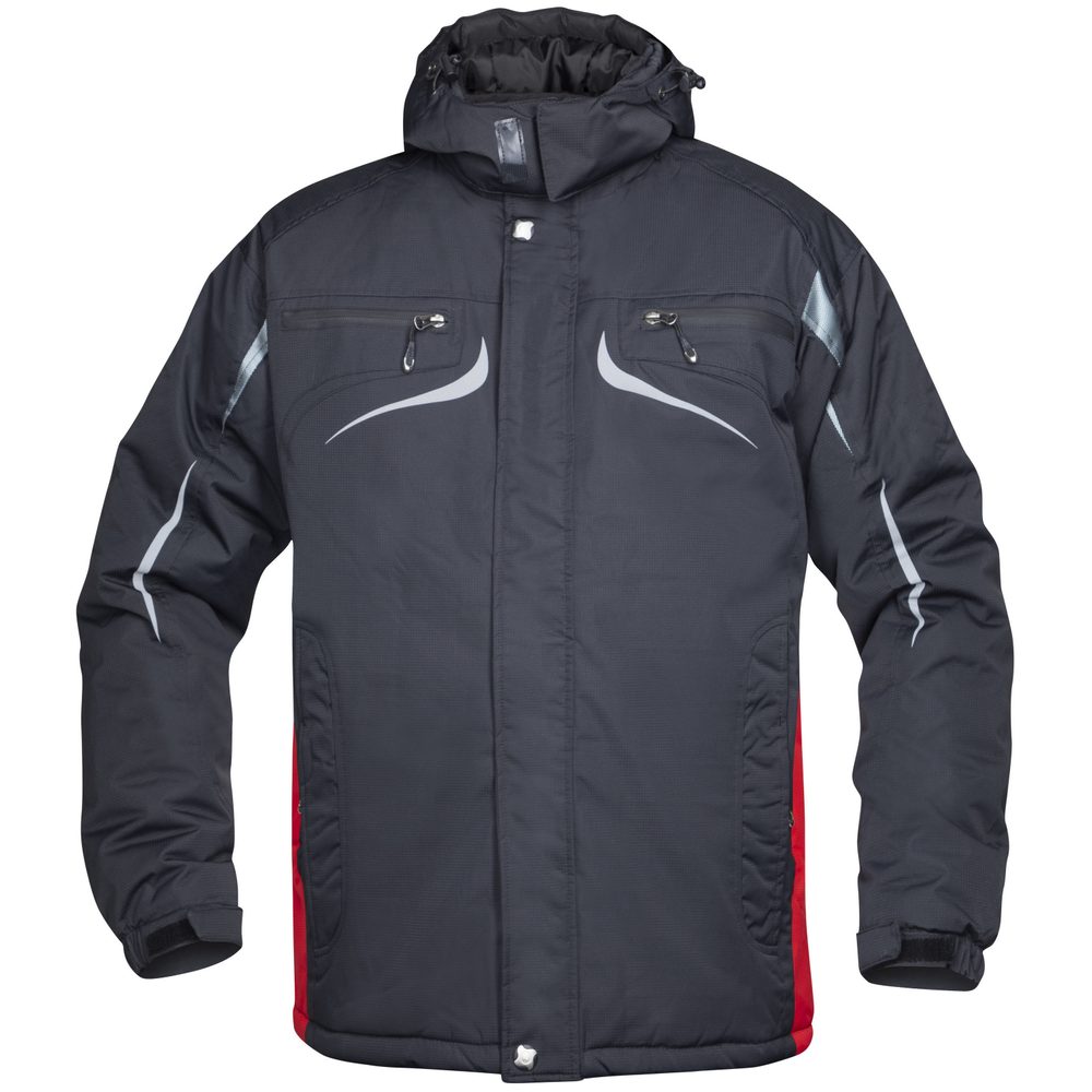 Ardon Pánska zimná bunda Philip - Čierna / červená | XL