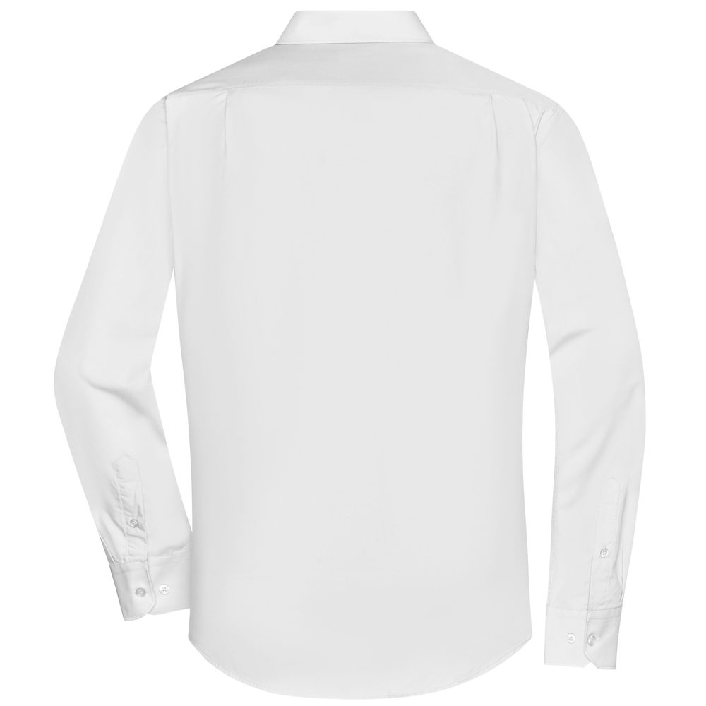 James & Nicholson Pánska košeľa s dlhým rukávom JN678 - Svetlošedá | XXL