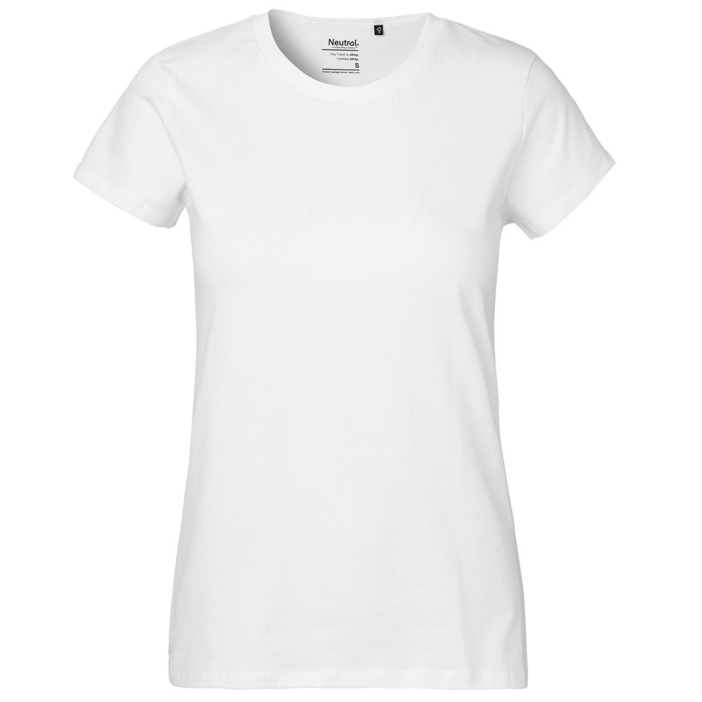 Neutral Dámské tričko Classic z organické Fairtrade bavlny - Bílá | S