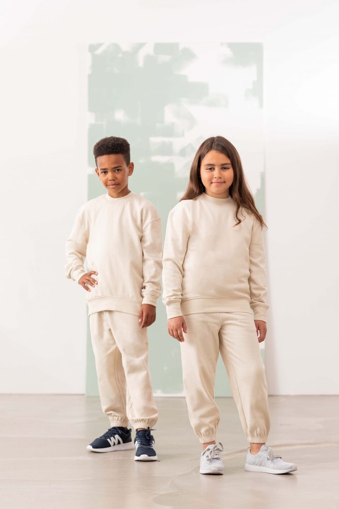 SF (Skinnifit) Detské teplákové nohavice z udržateľných materiálov - Čierna | 11-12 rokov