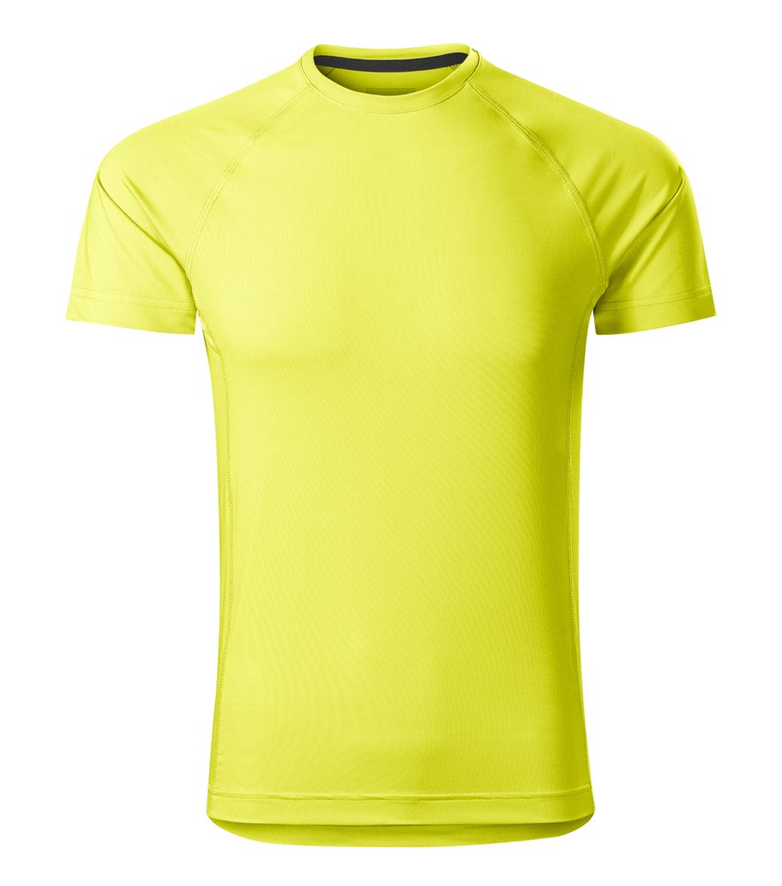 MALFINI Pánské tričko Destiny - Neonově žlutá | XXXL