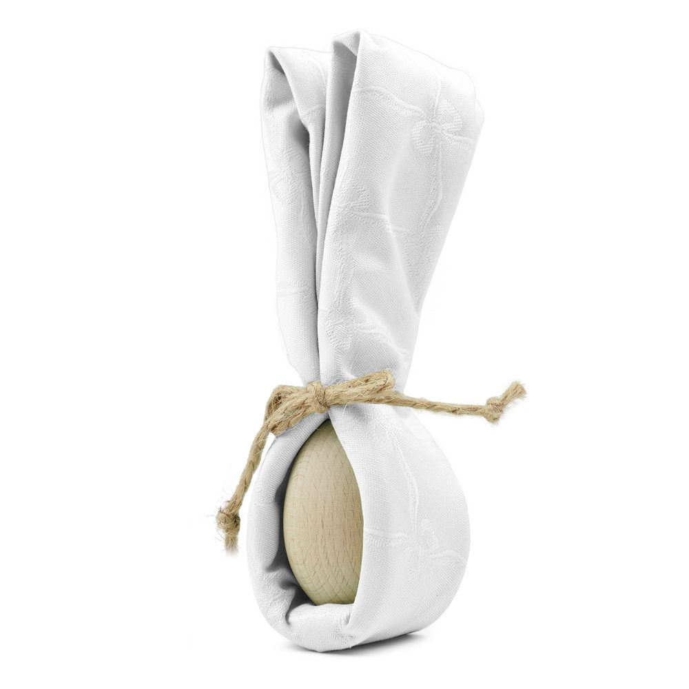 E-shop VEBA Obrúsok Zajačik s vajíčkom # Biela