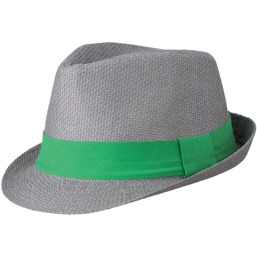 Levně Myrtle Beach Letní klobouk MB6564 - Šedá / zelená