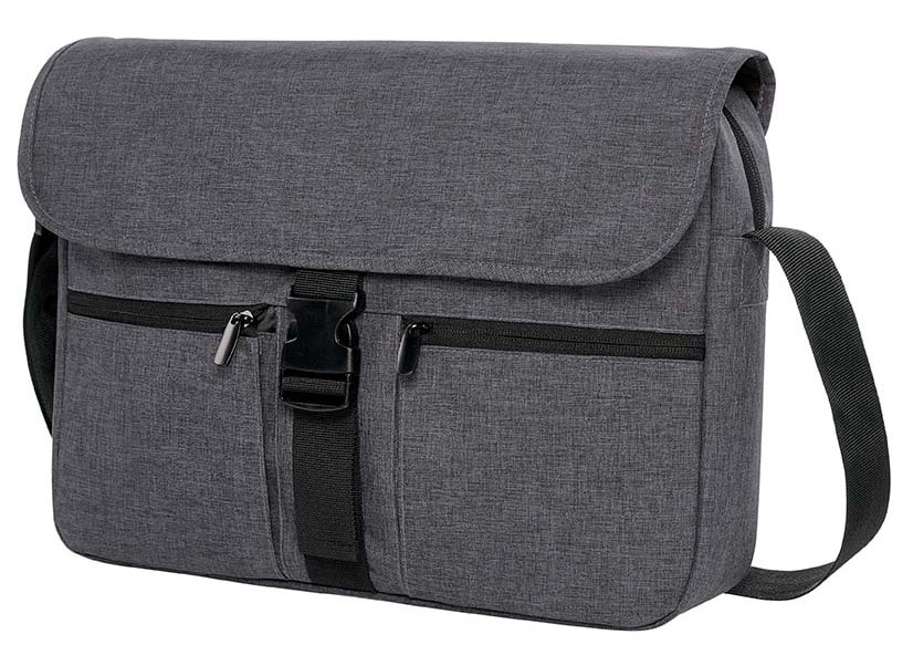 E-shop Halfar Moderná taška na notebook FASHIONodrá / šedo kropenatá
