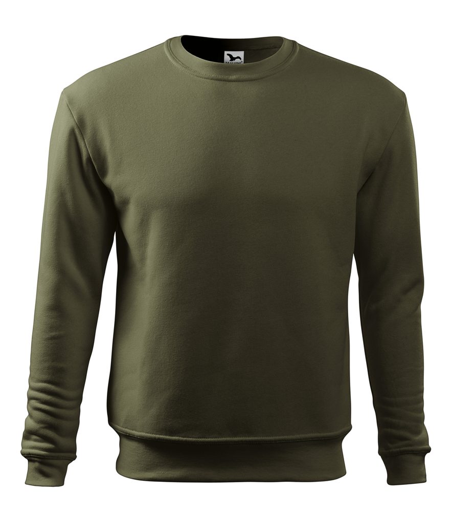 MALFINI Pánská/dětská mikina Essential - Military | XL