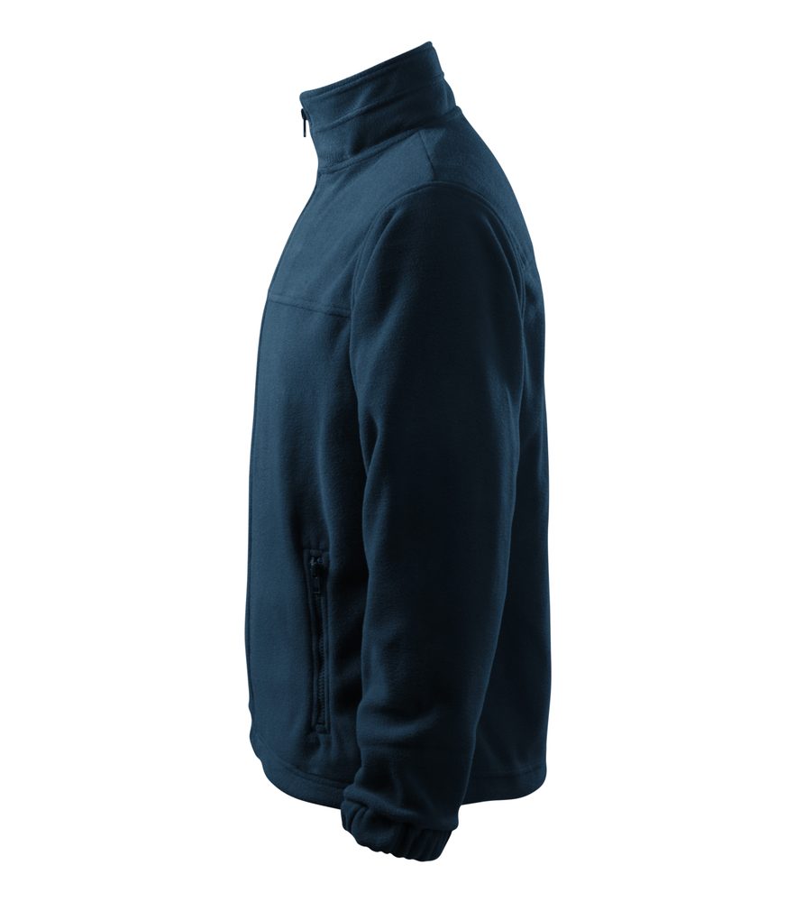 MALFINI Pánska fleecová mikina Jacket - Fľaškovo zelená | S