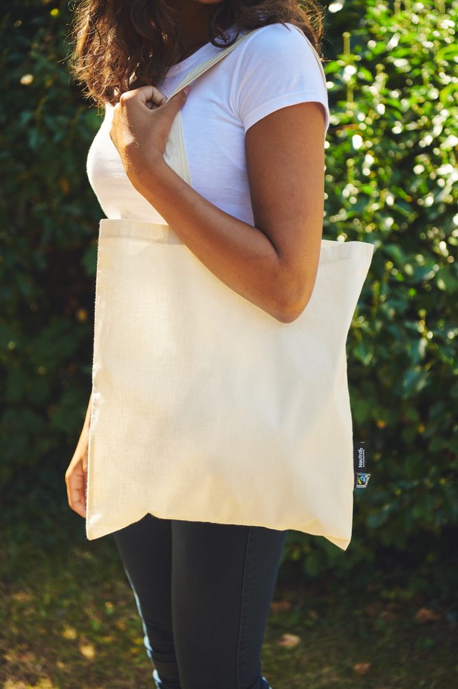 Neutral Nákupná taška cez rameno z organickej Fairtrade bavlny - Prírodná