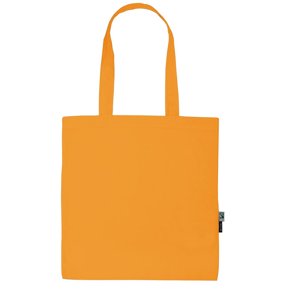 Neutral Nákupní taška přes rameno z organické Fairtrade bavlny - Světle oranžová