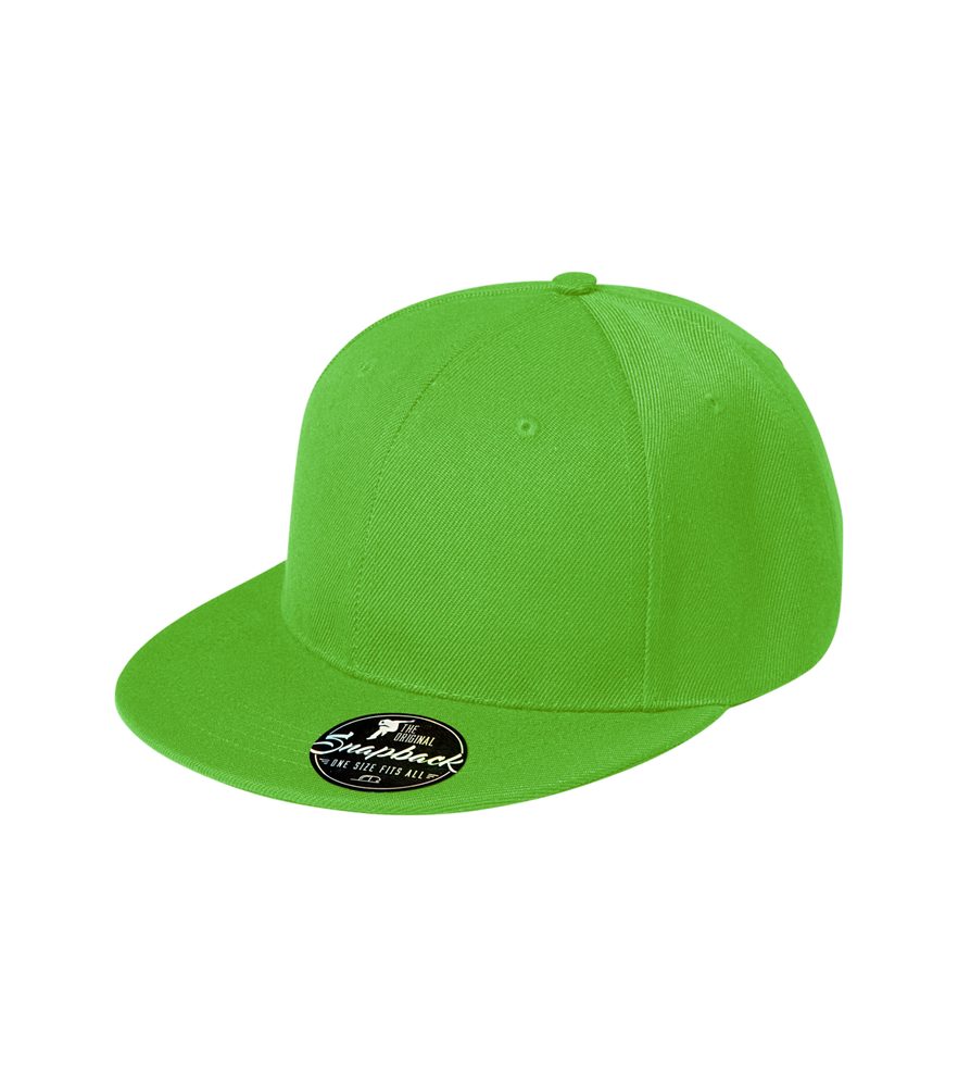 Levně MALFINI Kšiltovka Rap 6P - Apple green