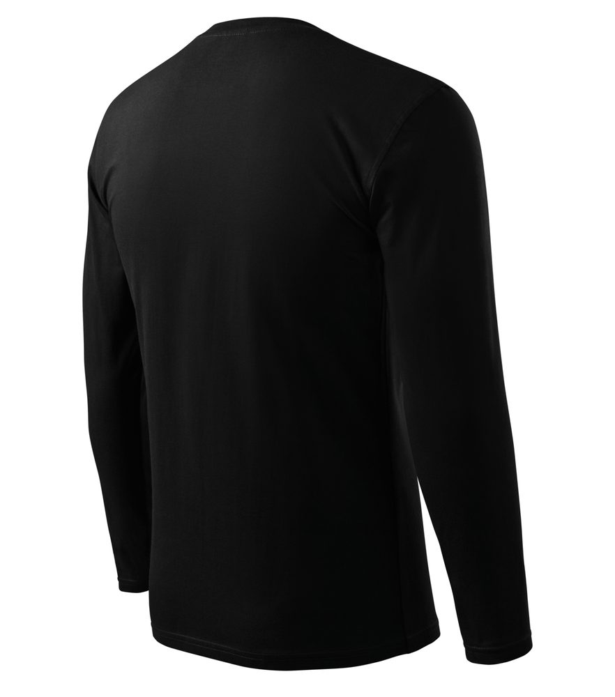 MALFINI Tričko s dlouhým rukávem Long Sleeve - Černá | M