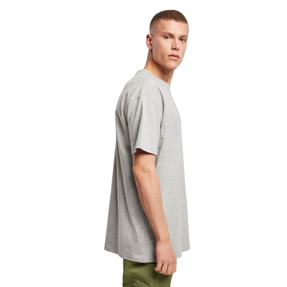 Build Your Brand Pánske tričko Heavy Oversize Tee - Beryl blue | S