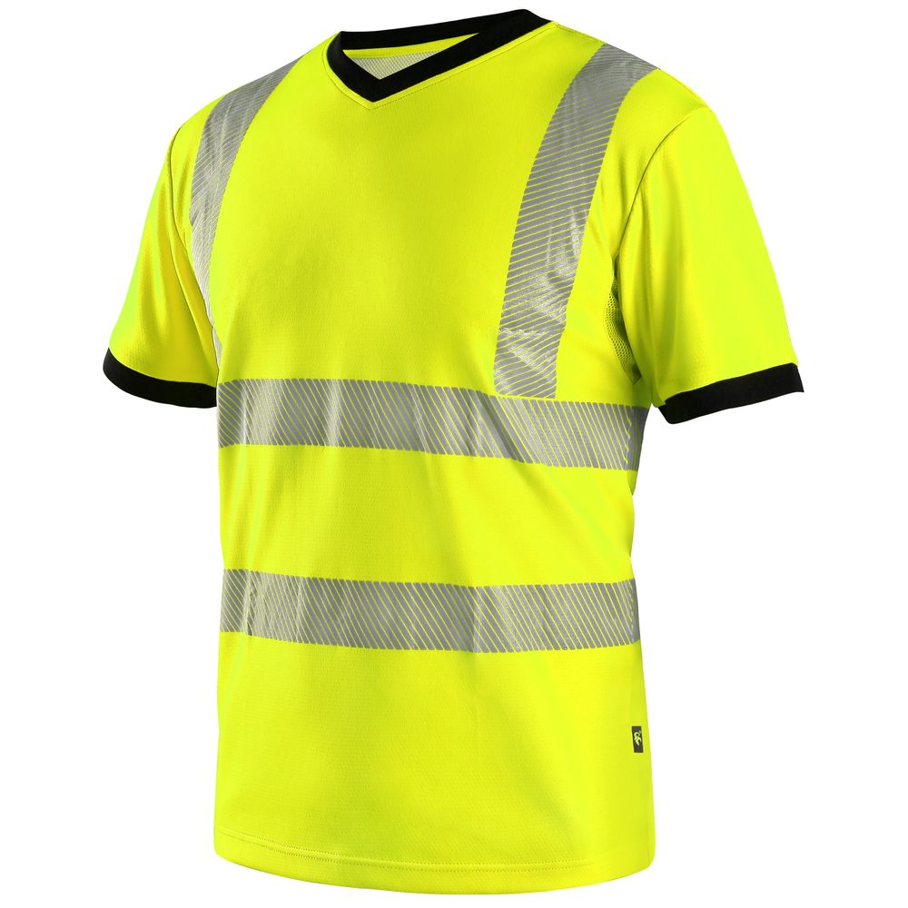 E-shop Canis (CXS) Reflexné tričko CXS RIPON # Žltá / čierna