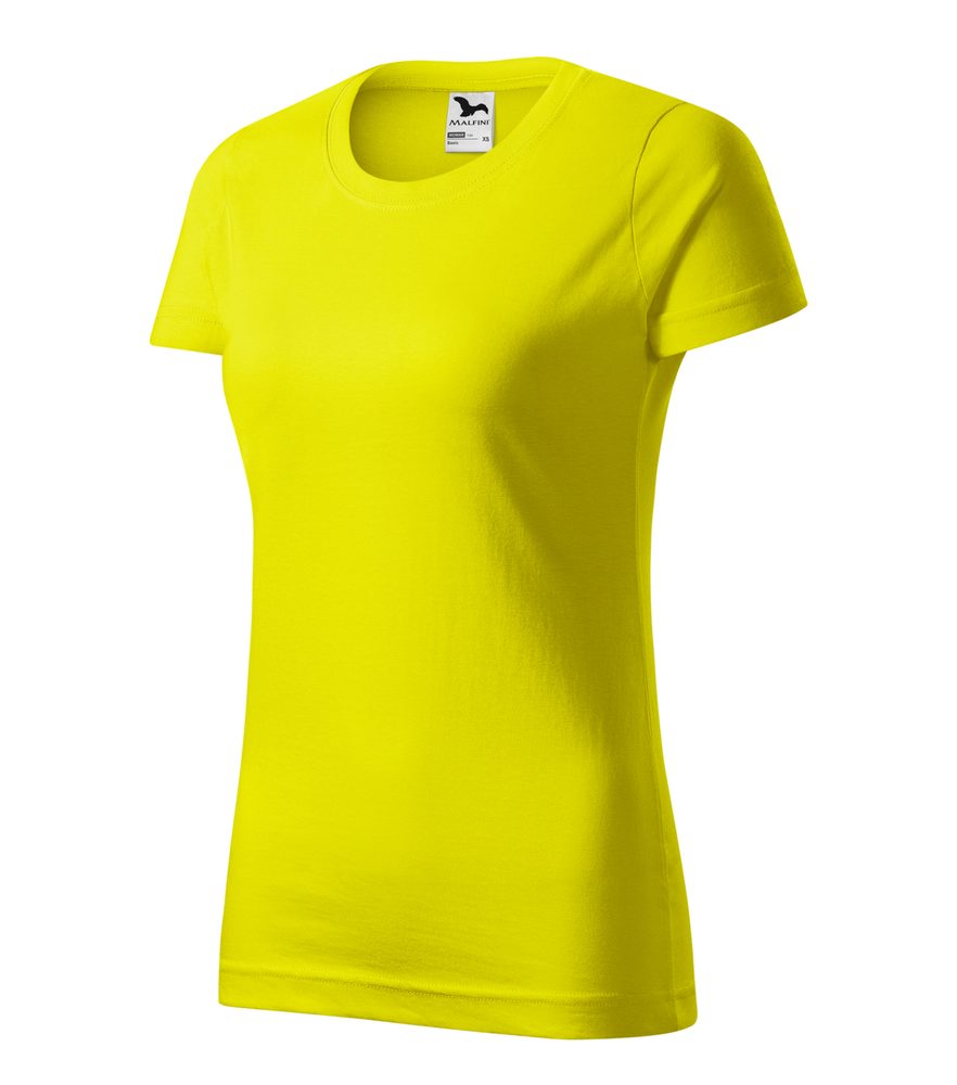 MALFINI Dámské tričko Basic - Žlutá | L
