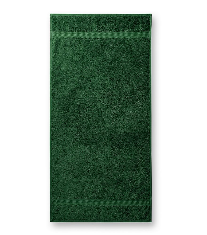 MALFINI Ručník Terry Towel - Lahvově zelená | 50 x 100 cm